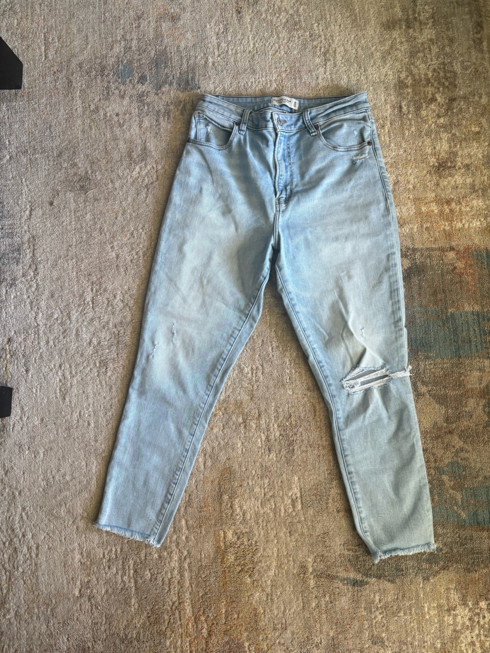 Abercrombie & Fitch Curve love High Rise super skinny ankle